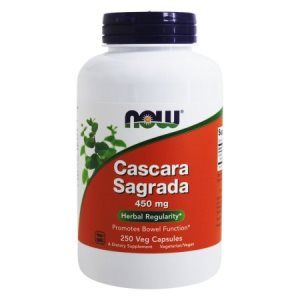 Cascara Sagrada (250 caps 450mg) NOW Foods